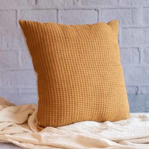 Almohadón Wafle Canela