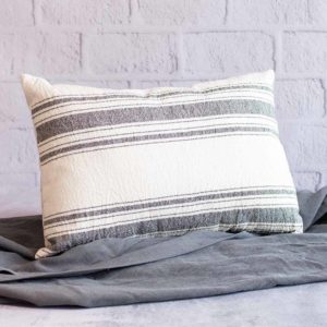 Almohadón de Lino Gris