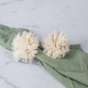 Servilleta de Gasa Verde x 6u.