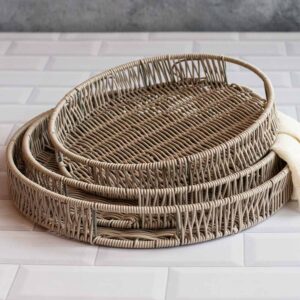 Bandeja Vison Redonda Set x 3