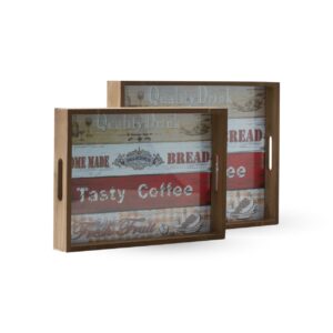 Bandejas Tasty Coffee set x dos